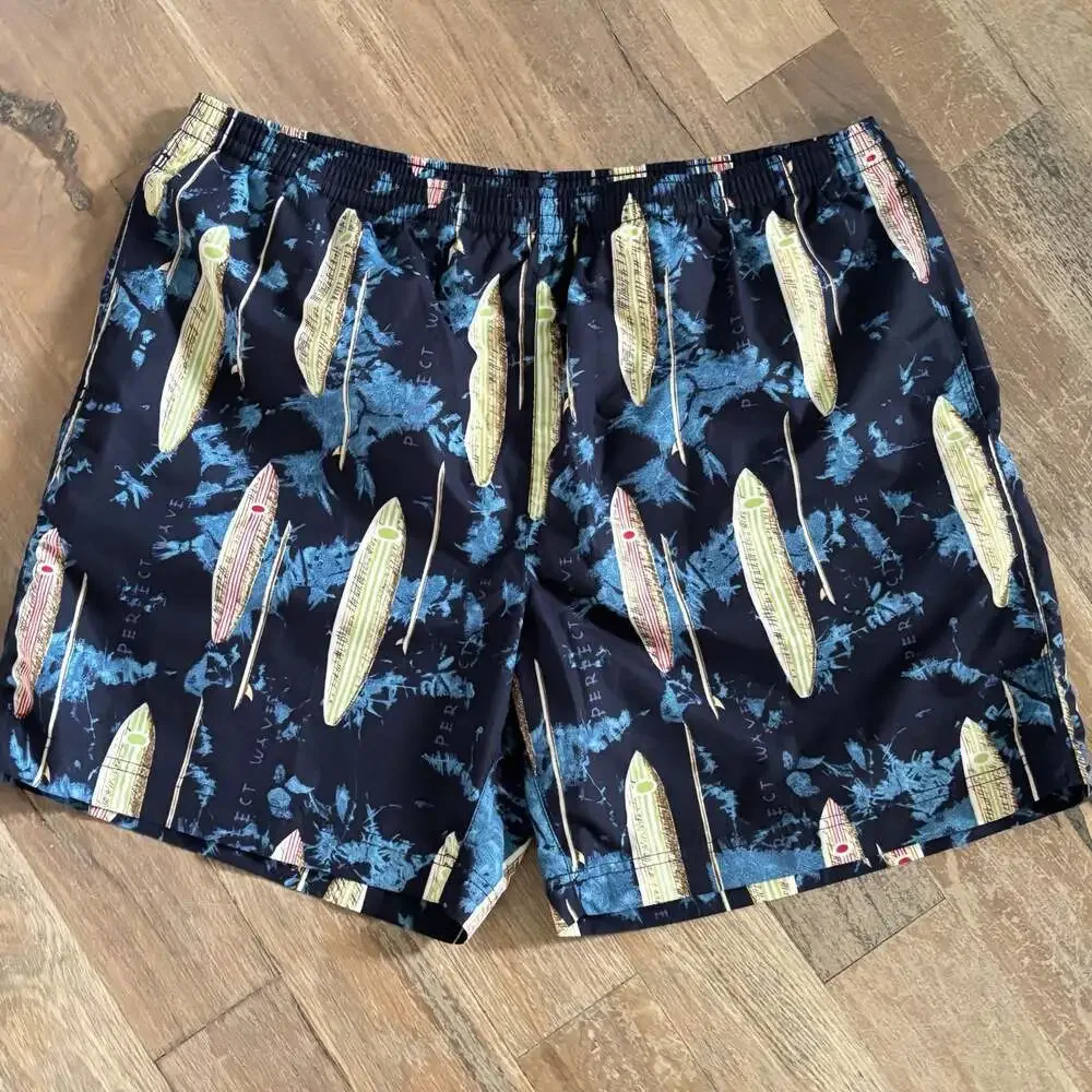 Nautica Surfboard Print Swim Trunks XXL